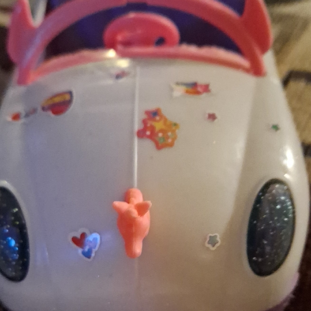 Mattel Chelsea White Pink & Purple Convertible Toy Car - Picture 2 of 8